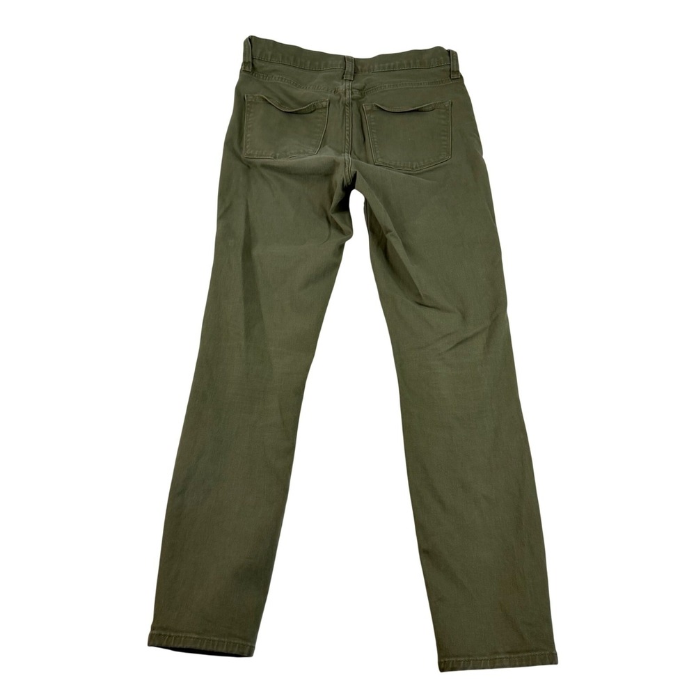 J. Crew Mercantile Womens Skinny Chino Pants Olive Green Stretch Size 26